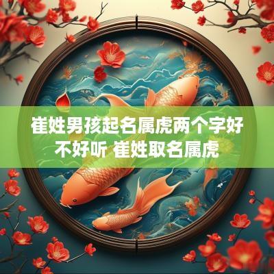 崔姓男孩起名属虎两个字好不好听 崔姓取名属虎