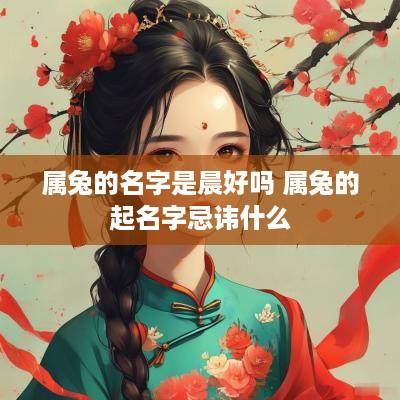 属兔的名字是晨好吗 属兔的起名字忌讳什么