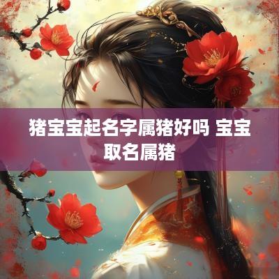 猪宝宝起名字属猪好吗 宝宝取名属猪