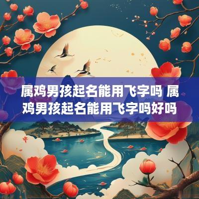 属鸡男孩起名能用飞字吗 属鸡男孩起名能用飞字吗好吗
