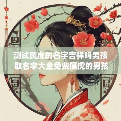 测试属虎的名字吉祥吗男孩 取名字大全免费属虎的男孩子