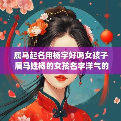 属马起名用杨字好吗女孩子 属马姓杨的女孩名字洋气的