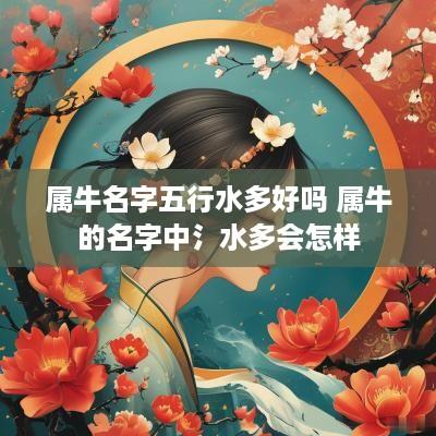 属牛名字五行水多好吗 属牛的名字中氵水多会怎样
