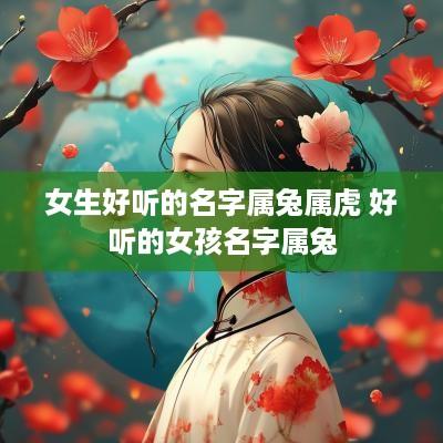 女生好听的名字属兔属虎 好听的女孩名字属兔