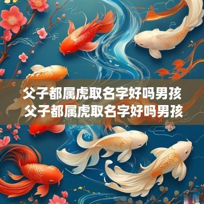 父子都属虎取名字好吗男孩 父子都属虎取名字好吗男孩怎么取