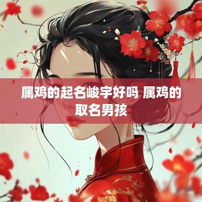 属鸡的起名峻宇好吗 属鸡的取名男孩