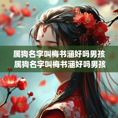 属狗名字叫梅书涵好吗男孩 属狗名字叫梅书涵好吗男孩取名