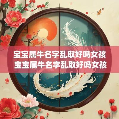 宝宝属牛名字乱取好吗女孩 宝宝属牛名字乱取好吗女孩