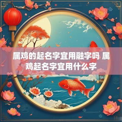 属鸡的起名字宜用融字吗 属鸡起名字宜用什么字