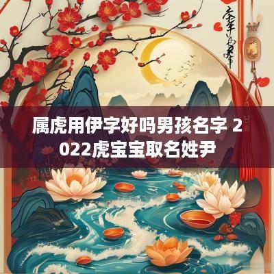 属虎用伊字好吗男孩名字 2025虎宝宝取名姓尹