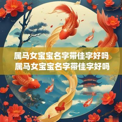 属马女宝宝名字带佳字好吗 属马女宝宝名字带佳字好吗怎么取