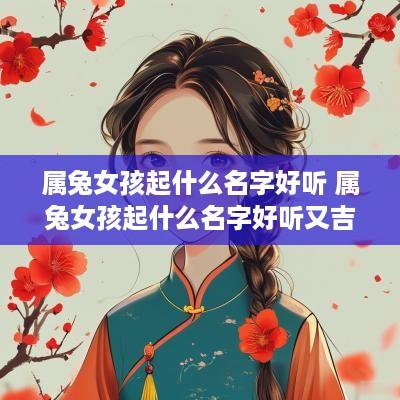 属兔女孩起什么名字好听 属兔女孩起什么名字好听又吉祥