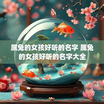 属兔的女孩好听的名字 属兔的女孩好听的名字大全