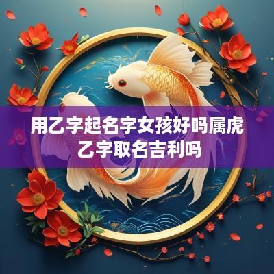用乙字起名字女孩好吗属虎 乙字取名吉利吗