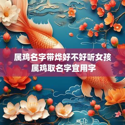 属鸡名字带烨好不好听女孩 属鸡取名字宜用字