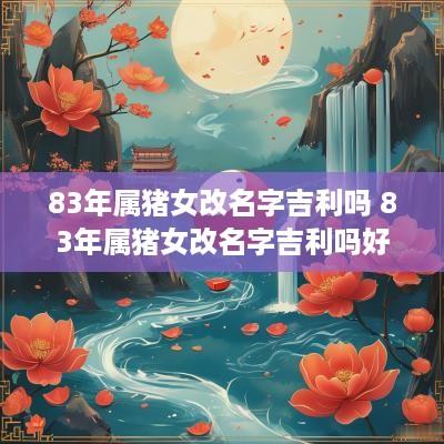 83年属猪女改名字吉利吗 83年属猪女改名字吉利吗好吗