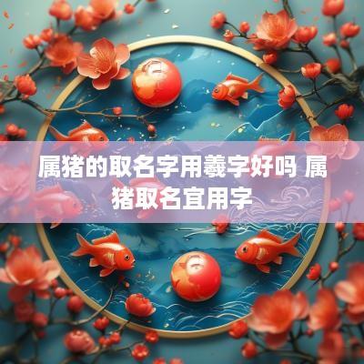属猪的取名字用羲字好吗 属猪取名宜用字