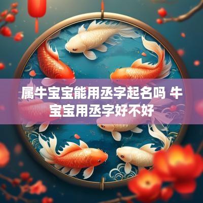 属牛宝宝能用丞字起名吗 牛宝宝用丞字好不好