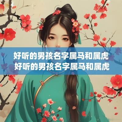 好听的男孩名字属马和属虎 好听的男孩名字属马和属虎