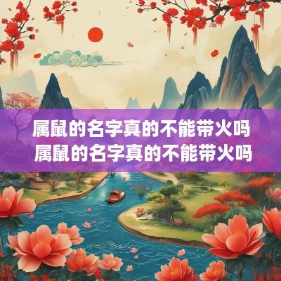 属鼠的名字真的不能带火吗 属鼠的名字真的不能带火吗为什么