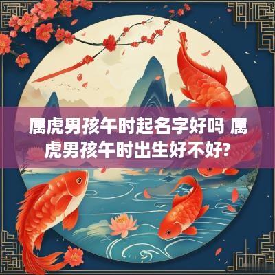 属虎男孩午时起名字好吗 属虎男孩午时出生好不好?