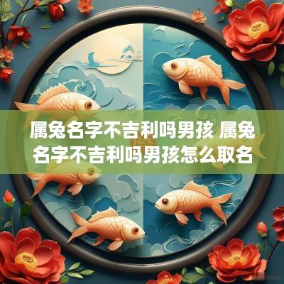 属兔名字不吉利吗男孩 属兔名字不吉利吗男孩怎么取名