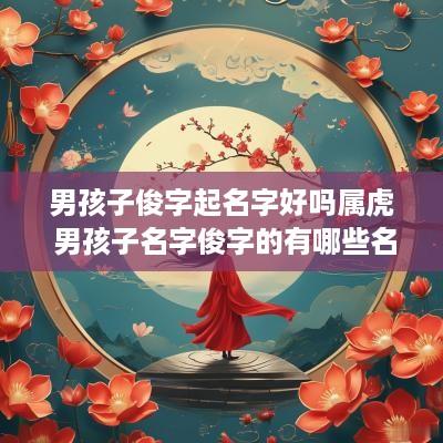 男孩子俊字起名字好吗属虎 男孩子名字俊字的有哪些名字
