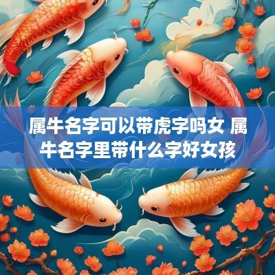 属牛名字可以带虎字吗女 属牛名字里带什么字好女孩