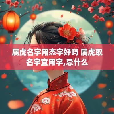 属虎名字用杰字好吗 属虎取名字宜用字,忌什么