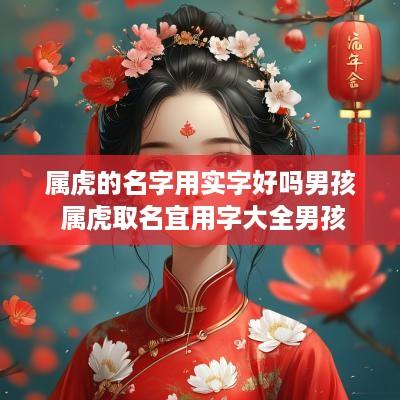 属虎的名字用实字好吗男孩 属虎取名宜用字大全男孩
