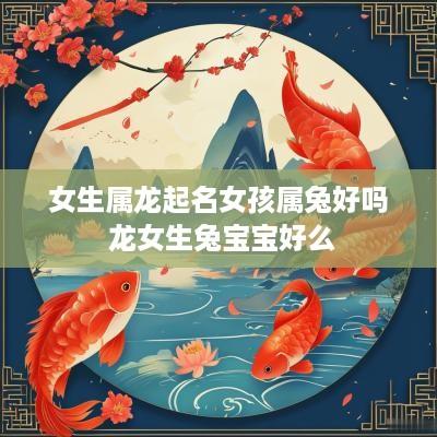 女生属龙起名女孩属兔好吗 龙女生兔宝宝好么