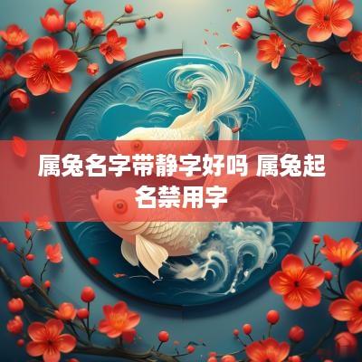 属兔名字带静字好吗 属兔起名禁用字