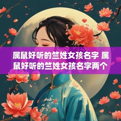 属鼠好听的竺姓女孩名字 属鼠好听的竺姓女孩名字两个字