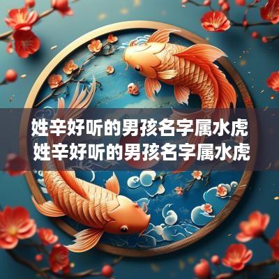 姓辛好听的男孩名字属水虎 姓辛好听的男孩名字属水虎宝宝