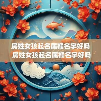 房姓女孩起名属猴名字好吗 房姓女孩起名属猴名字好吗