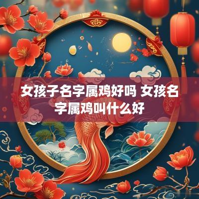 女孩子名字属鸡好吗 女孩名字属鸡叫什么好