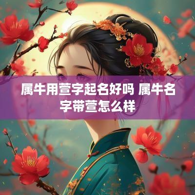 属牛用萱字起名好吗 属牛名字带萱怎么样