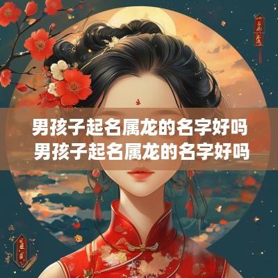 男孩子起名属龙的名字好吗 男孩子起名属龙的名字好吗怎么取