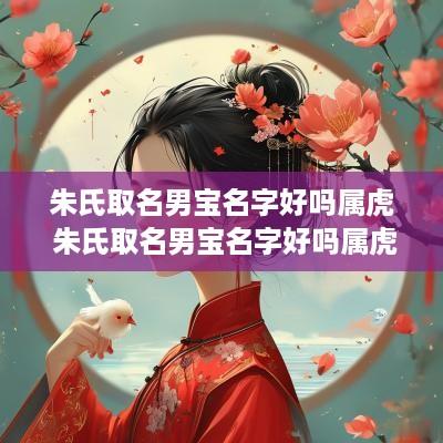 朱氏取名男宝名字好吗属虎 朱氏取名男宝名字好吗属虎的