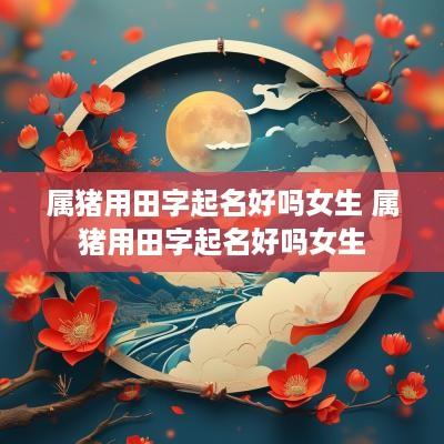 属猪用田字起名好吗女生 属猪用田字起名好吗女生