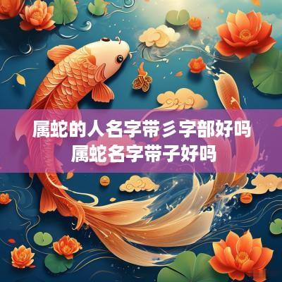 属蛇的人名字带彡字部好吗 属蛇名字带子好吗