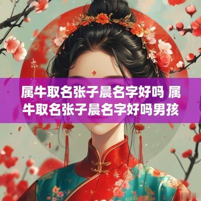属牛取名张子晨名字好吗 属牛取名张子晨名字好吗男孩