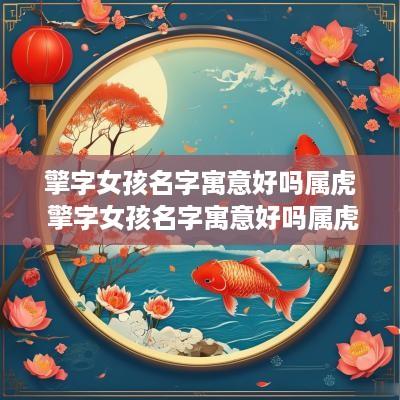 擎字女孩名字寓意好吗属虎 擎字女孩名字寓意好吗属虎的