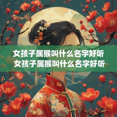 女孩子属猴叫什么名字好听 女孩子属猴叫什么名字好听点