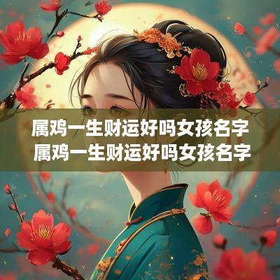 属鸡一生财运好吗女孩名字 属鸡一生财运好吗女孩名字大全