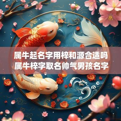 属牛起名字用梓和源合适吗 属牛梓字取名帅气男孩名字
