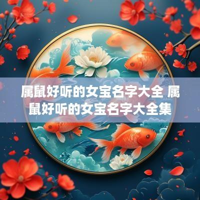 属鼠好听的女宝名字大全 属鼠好听的女宝名字大全集