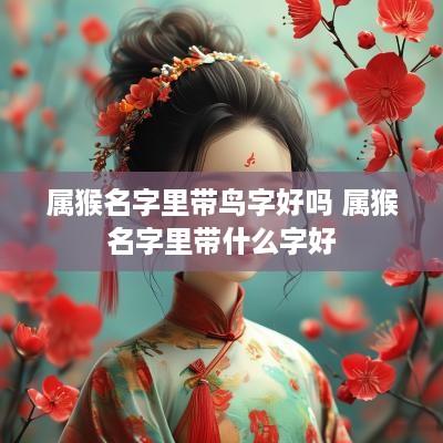 属猴名字里带鸟字好吗 属猴名字里带什么字好