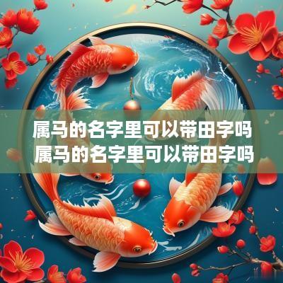 属马的名字里可以带田字吗 属马的名字里可以带田字吗女孩
