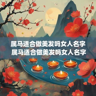 属马适合做美发吗女人名字 属马适合做美发吗女人名字怎么取